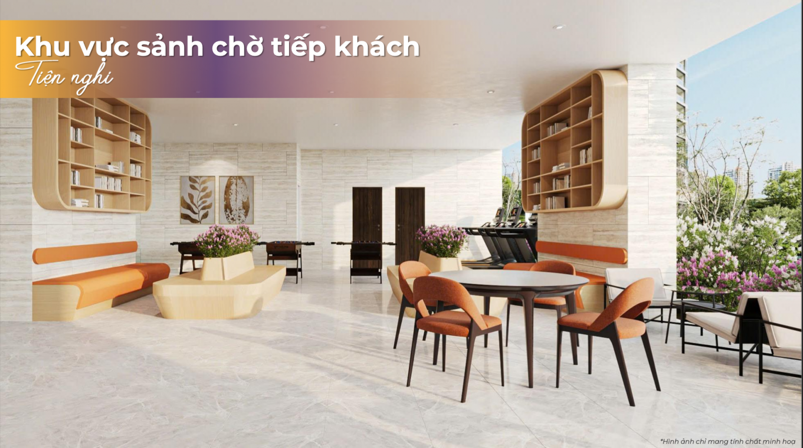 khu vuc sanh cho tiep khach