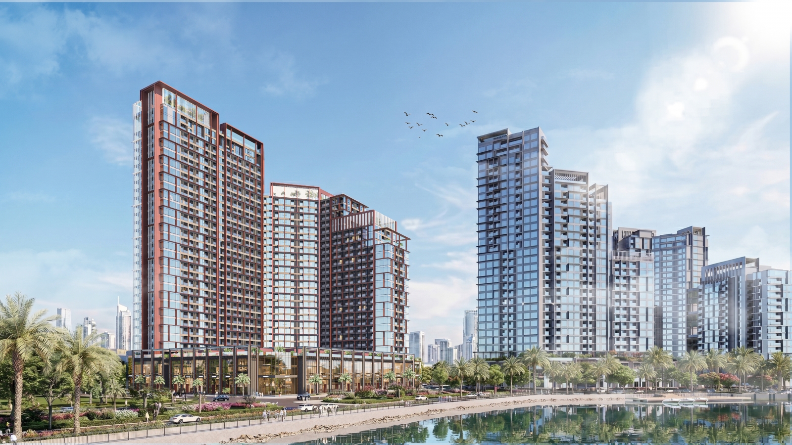 phối cảnh tổng thể tiện ích